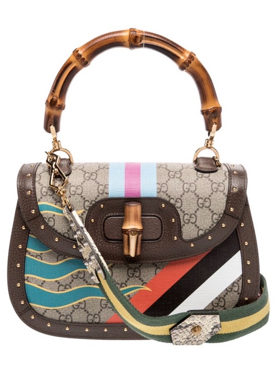 Gucci Handbags - ✨🛍️ Gucci GG Supreme Centum Bamboo 1947 Top Handle Bag Medium